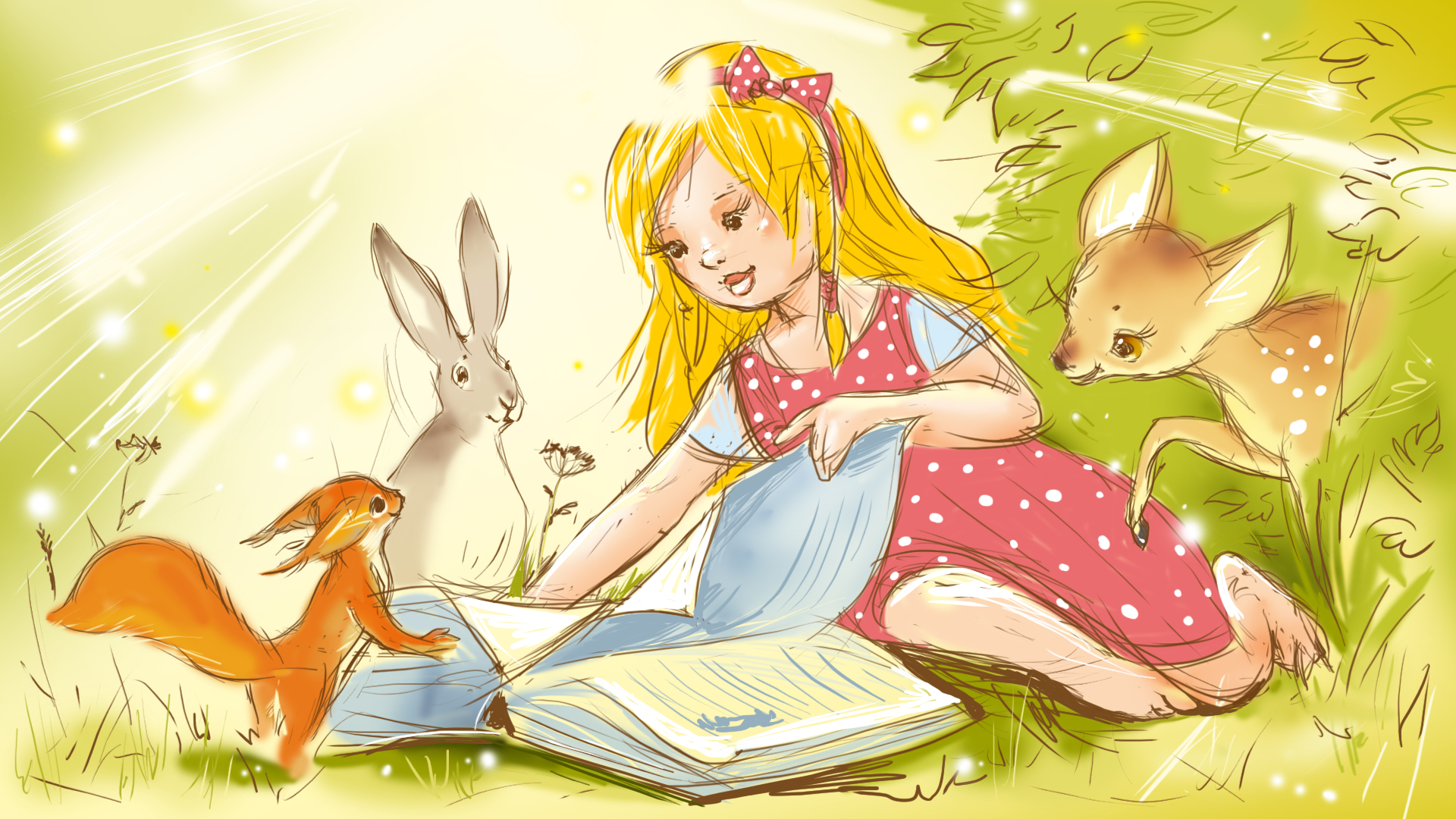 фон книги